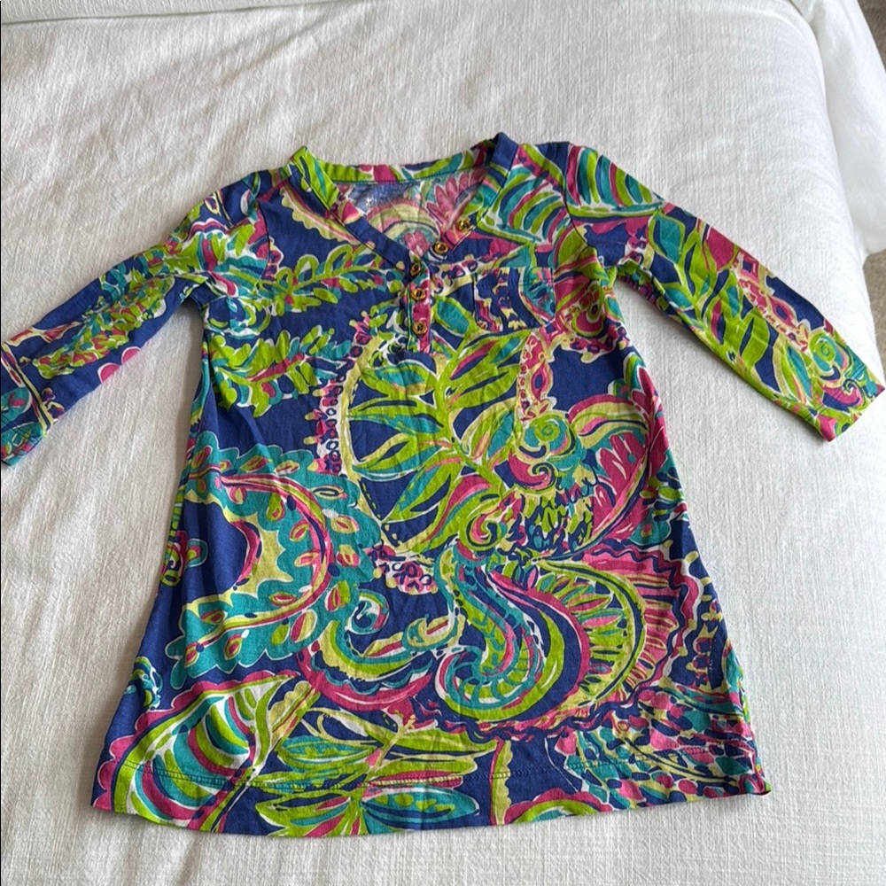 Lilly Pulitzer Girl’s Colorful Floral Tunic Dress